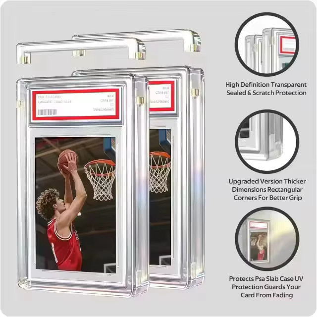 Magnetischer Acryl-Ständer für PSA CGC BGS Graded Card Display Case transparent - Bild 2