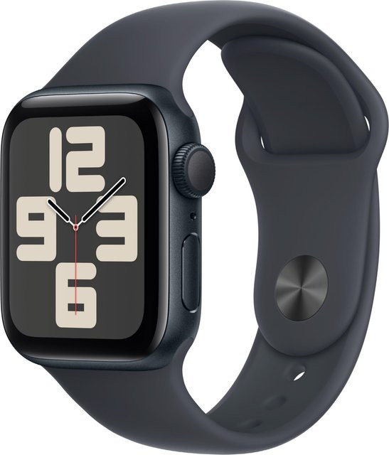 Apple Watch SE GPS mit Sportarmband S/M in Mitternacht - Bild 1