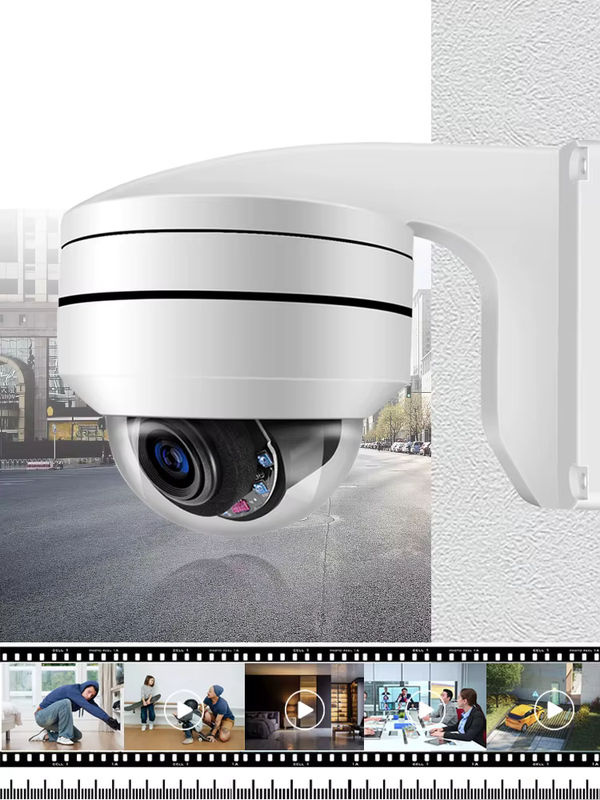 NINIVISION PTZ Dome IP Überwachungskamera mit 8MP 4K Auflösung, 10x optischem Zoom, PoE, IP66 Outdoor-Schutz, Nachtsicht und Bewegungserkennung in Weiß - Bild 6