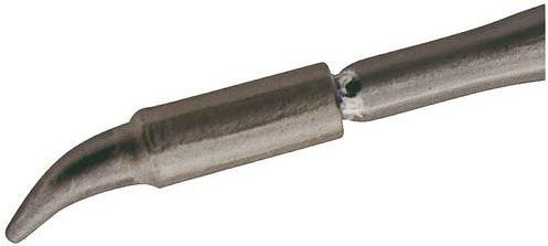 JBC Tools C120002 Entlötspitze gebogen, Farbe: Silber, Spitzen-Größe: 0,2 mm - Bild 1