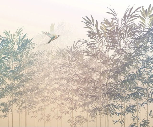 Komar Fototapete Bamboo Paradise in Beige aus Vlies, Breite: 300 cm, Höhe: 250 cm - Bild 1