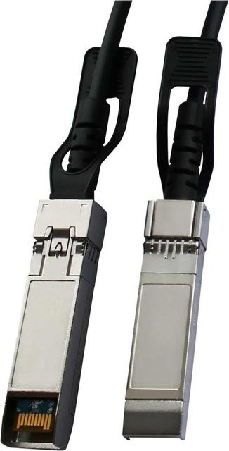 InLine SFP+ auf SFP+ DAC Kabel passiv, 10Gb, 5m, Schwarz/Silber - Bild 1