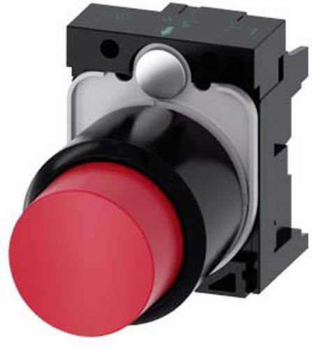 Siemens Drucktaster 3SU1200-0FB20-0AA0 in Rot mit IP66, IP67, IP69/IP69K Schutzart, Durchmesser: 29,5 mm, Höhe: 40 mm - Bild 1