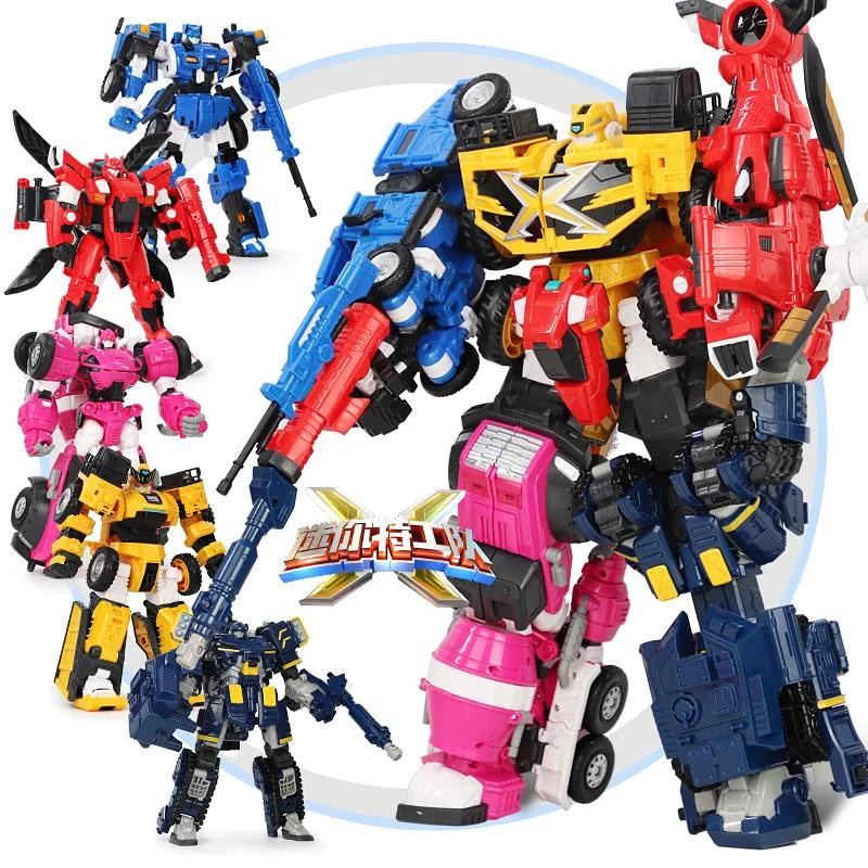 Yiran toy 1 MiniForce 5 in 1 Penta X Ranger Transformations Roboter Bot PENTATRON Action Figur - Bild 1