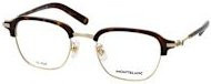 Montblanc MB 0390O Korrektionsbrille, Browline, Metall, Gold, Brown, Herren - Bild 1
