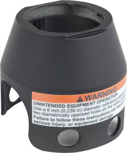 Schneider Electric ZBZ21202 Schutzkragen aus Metall in Schwarz - Bild 1