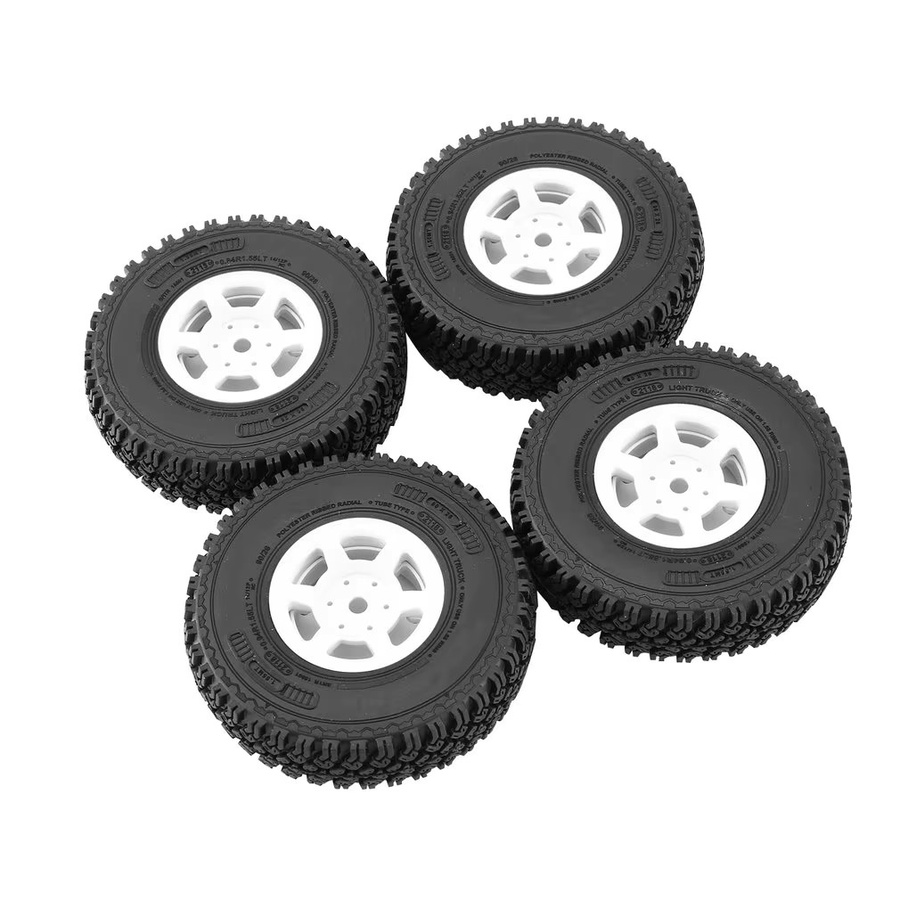 YSIDO Beadlock Kunststoff-Felgenreifen Gummireifen, 4-teiliges Set - Bild 3