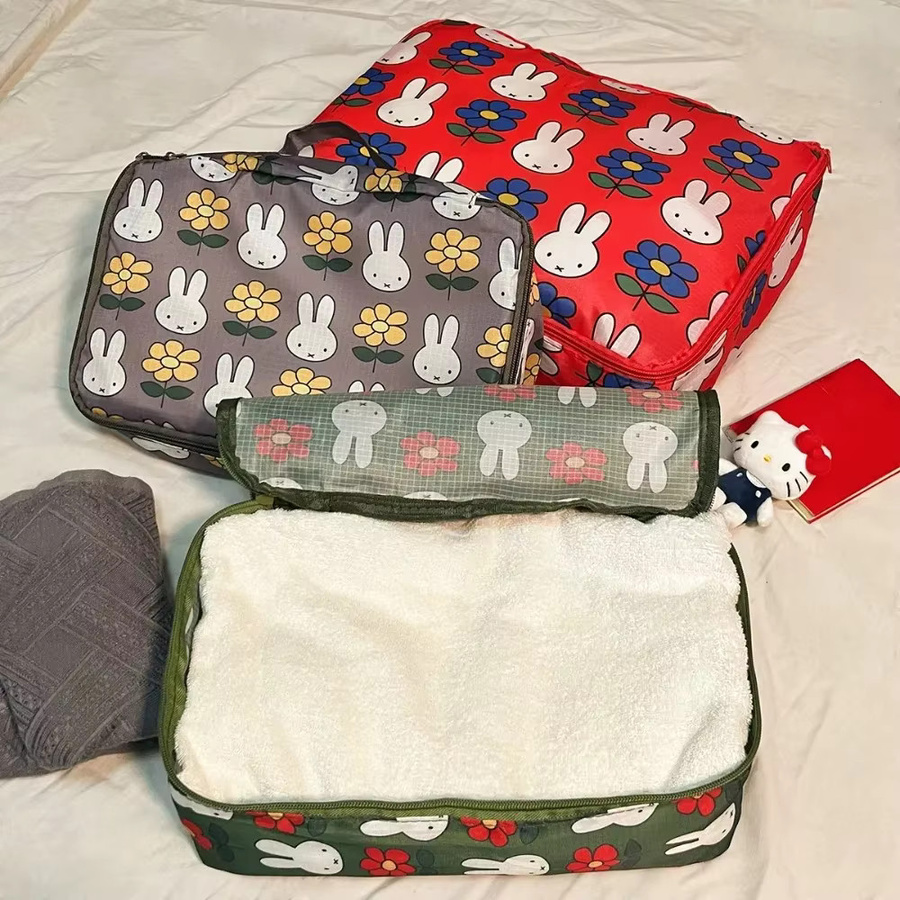 Miffy Dreiteiliges faltbares Aufbewahrungstaschen-Set für Kleidung und Schuhe in Multicolour - Bild 3