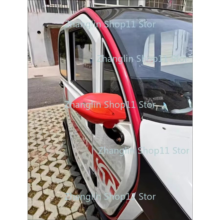 Dongwei Rückspiegel für elektrisches Dreirad und vierrädriges Elektroauto mit Reflektor - Bild 4
