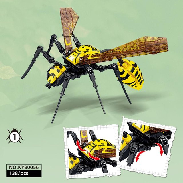 Orchideenmantis Bausteinmodell, Insektensammlung, ab 6 Jahren - Bild 1