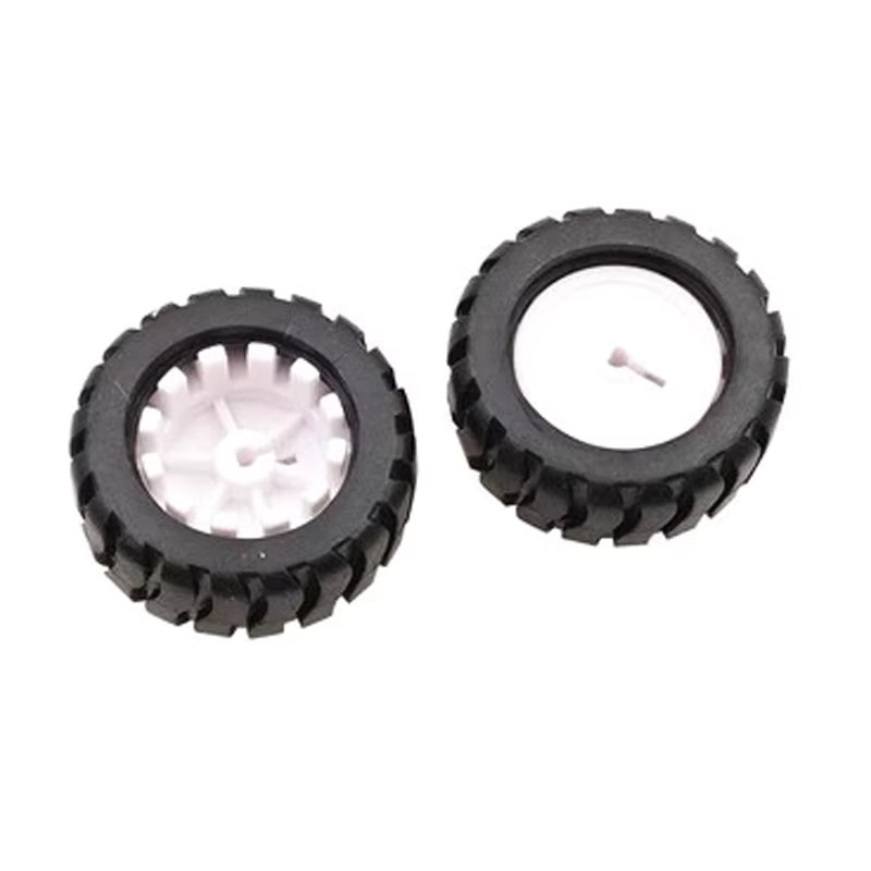 Si Tai&SH D-loch Gummi Rad, Reifen für N20 Motor D Welle, DIY Spielzeug Teile - Bild 2