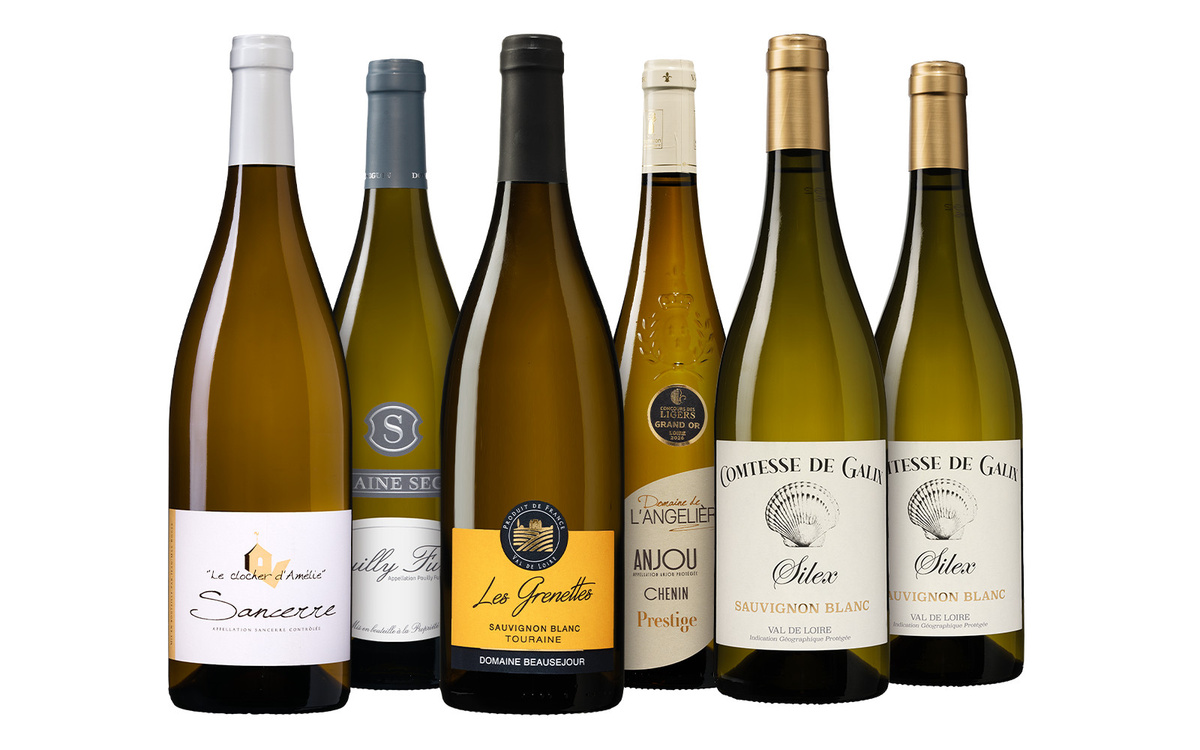 die Weinbörse, Loire, Sauvignon Blanc, Weißwein, 6 x 0,75 l - Bild 2