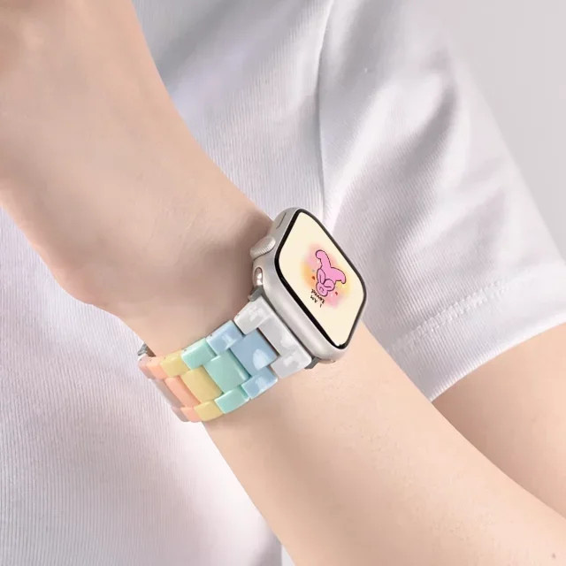 Candy Strap Uhrenarmband Kunststoff, Bunt, Unisex - Bild 1