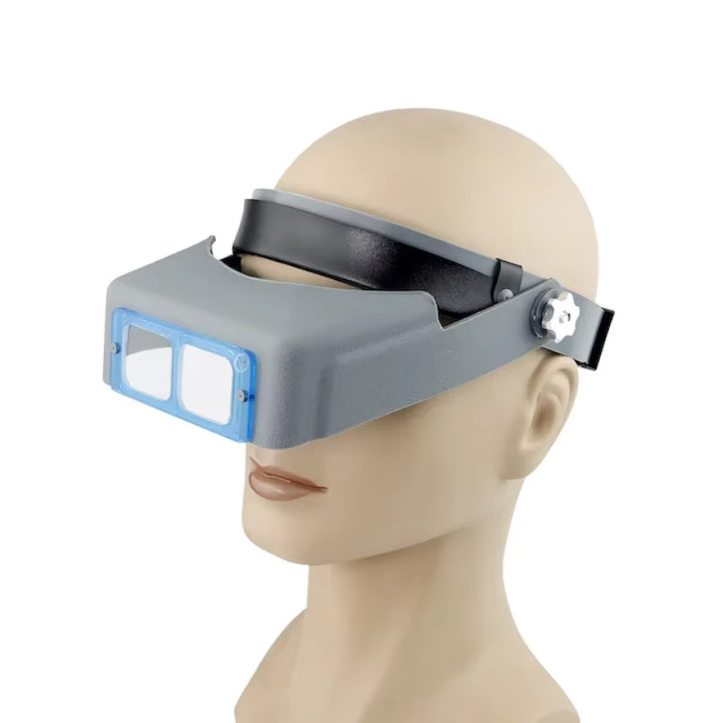 Tungfull Stirnband-Lupe freihändige Vergrößerungsbrille mit Visier für Elektronik, Uhrenreparatur und Schmuck - Bild 4