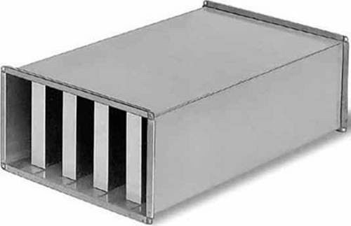 Helios Ventilatoren KSD 40/20 Schalldämpfer aus verzinktem Stahl in Silber - Bild 1