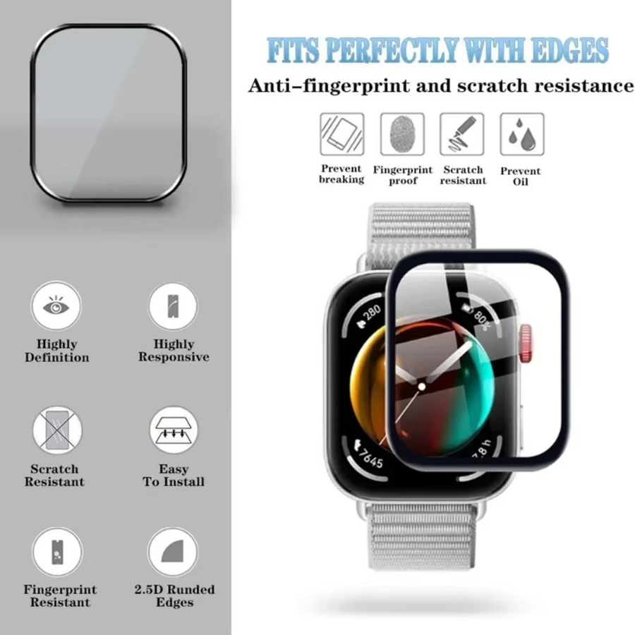 XTargo Displayschutzfolie für Huawei Watch Fit 3, Glas, transparent - Bild 6