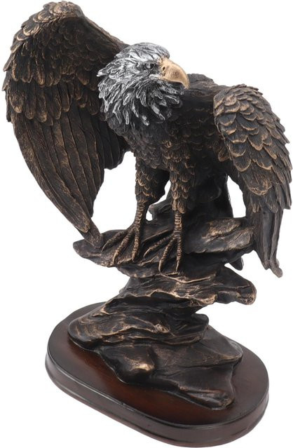 Dekorative Adler Statue von mfySpace aus Harz im Vintage-Design für dein Büro oder als Tischdekoration - Bild 1