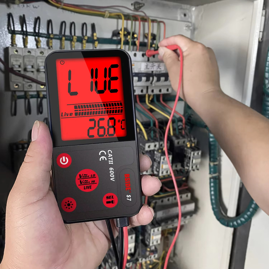 BSIDE S7 Digitalmultimeter mit Auto Range, USB wiederaufladbar, AC DC Spannung, Ohm, Hz, NCV und True RMS Elektrikerwerkzeug - Bild 2