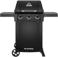 Broil King Gasgrill GEM 310 Shadow in Schwarz mit Thermometer und Gusseisenrost - Bild 1
