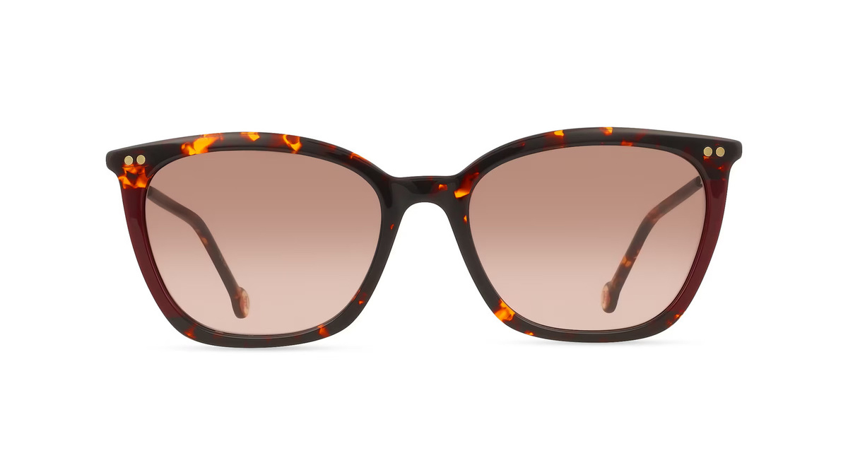 Carolina Herrera HER 0344/S Sonnenbrille Butterfly, Vollrand, Acetat, braun, Damen - Bild 1
