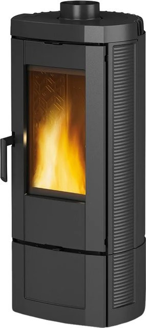 La Nordica-Extraflame Kaminofen Candy aus Gusseisen in Schwarz mit 7,2 kW Leistung - Bild 1