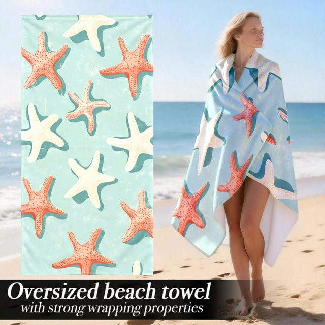 Strandtuch Ka Chen Muxi multicolor, extra groß und weich, B: 40 cm, H: 60 cm - Bild 1