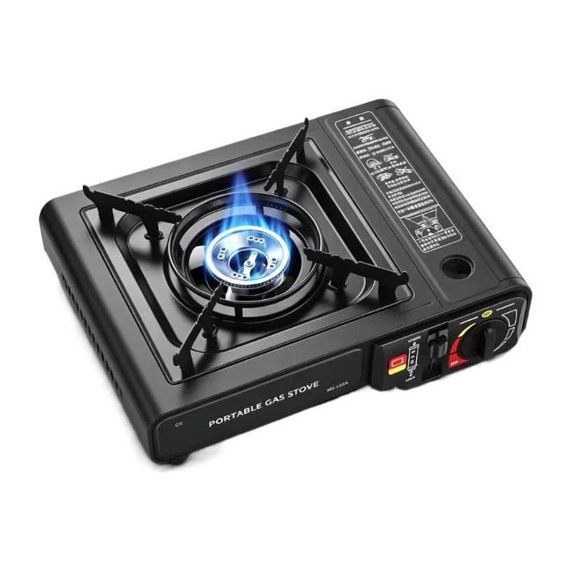 Tragbarer Kartenofen für Outdoor-Hot-Pot und Grill, Tischmodell in Schwarz oder Weiß - Bild 1