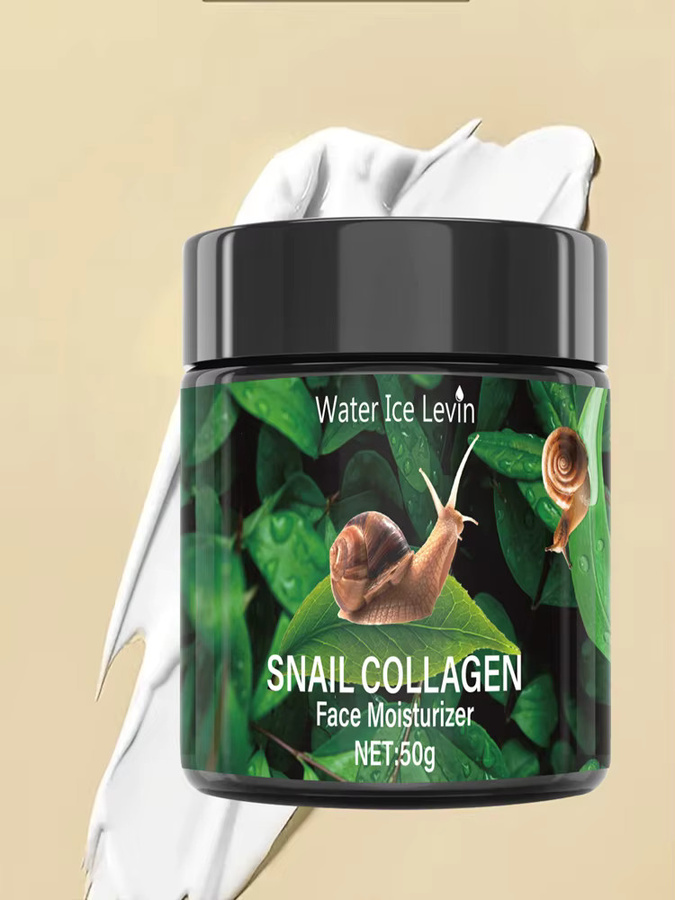 Water Ice Levin Schnecken-Feuchtigkeitscreme, Kollagen, Vitamin E, 50 g - Bild 6