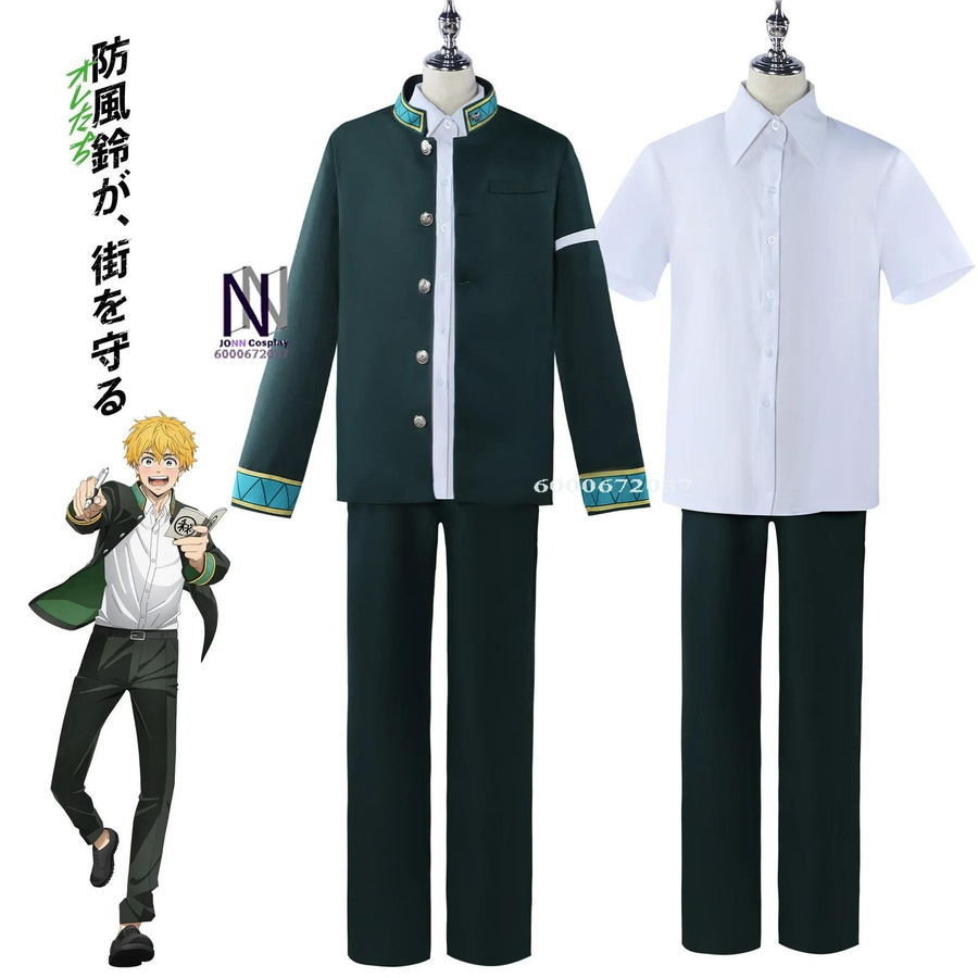 TUYUE Anime Cosplay Kostüm Windbreaker Uniform Armee grüne Sätze - Bild 8