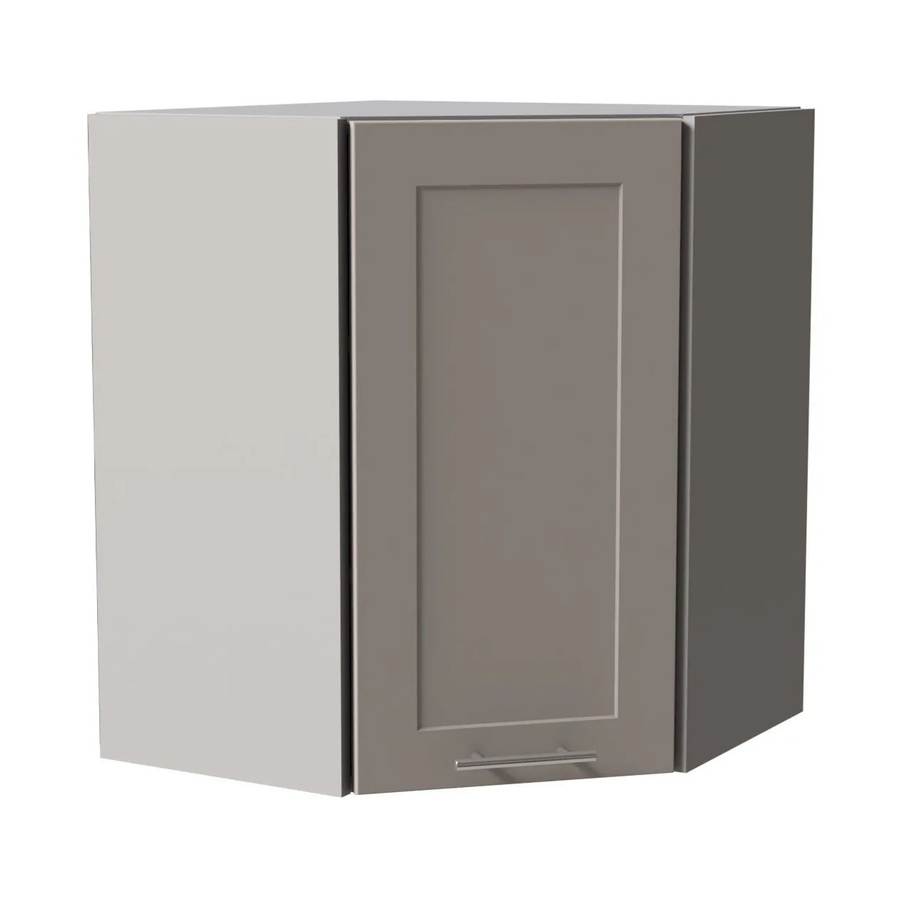 Feldmann-Wohnen Eckhängeschrank Oslo in Grau Kaschmir Matt mit Soft-Close-Türen, B/T/H: 60 x 60 x 72 cm - Bild 2