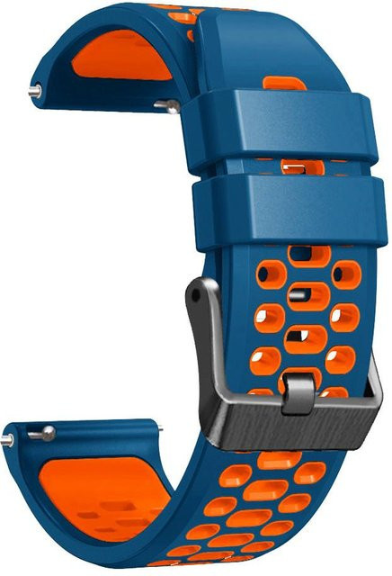 MY-CASE Uhrenarmband Silikon, 22 mm, grau, Unisex - Bild 1