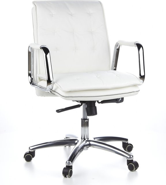 hjh OFFICE Profi Chefsessel VILLA 10 aus Leder mit Armlehnen - Bild 1
