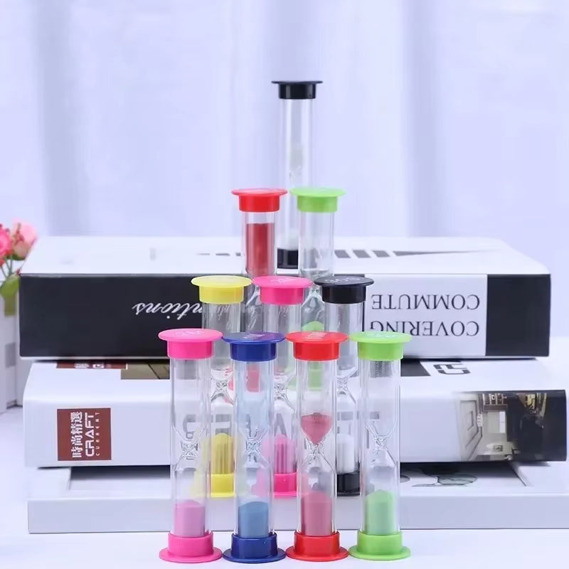 Bunte Sanduhr aus Glas als dekorativer Timer für Kinderzimmer und Wohnräume in verschiedenen Zeitintervallen - Bild 4