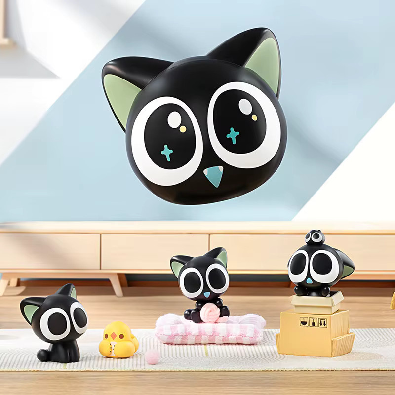 FUNISM LUO XiaoHei Tägliche Serie Kleine Partikel Blind Box Anime Figuren in Multicolor als Sammelmodell und Desktop Ornament - Bild 2