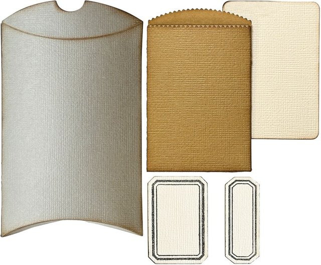 Sizzix Thinlits Stanzschablone Pillow Box + Bag by Tim Holtz - Bild 1