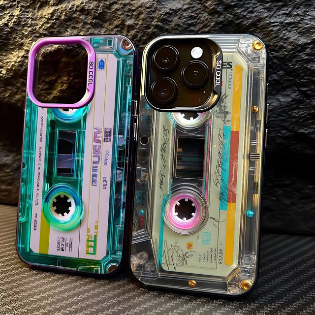 Handyhülle im Kassetten-Design für Xiaomi Mi 15T 14T 14 13 12 12T 11 Lite Poco X7 X6 F7 F6 X5 F4 F3 GT Pro Ultra 4G 5G in Multicolour - Bild 1