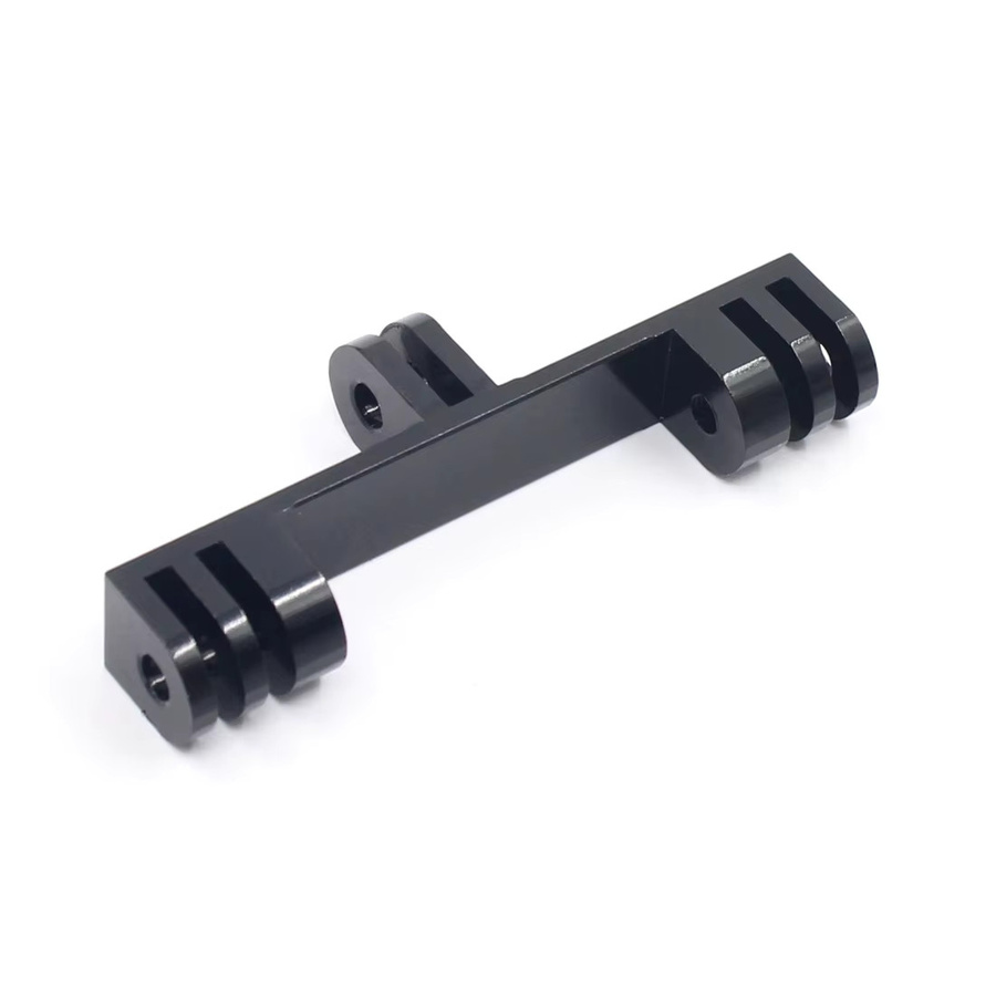 FEICHAO Dual Halterung Stativ Adapter mit Daumenschraube für GoPro 13 12 11 10 Insta360 und DJI Action in Schwarz - Bild 2