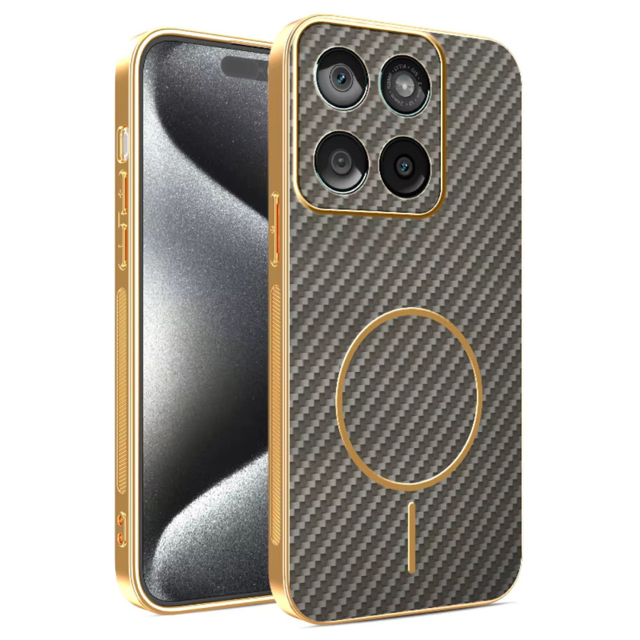 Motorola Moto Signature Edge 70 Pro Ultra Fusion+ Luxus-Hülle mit MagSafe für Moto G87 G77 G67 G57 G47 G37 G66 G56 in Schwarz und Grau - Bild 2