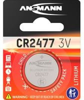 Ansmann Lithium Knopfzelle CR2477 in Silber - Bild 1