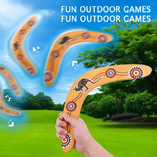 Woodiness Känguru-Bumerang, V-förmige fliegende Scheibe, Outdoor-Spielzeug - Bild 1