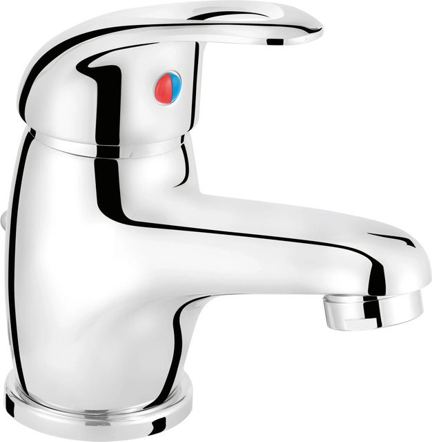 baliv Waschtischarmatur WT-5010 Einhebelmischer mit Pop-up-Abfluss in Chrom - Bild 1