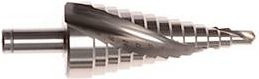 Projahn Stufenbohrer HSS-Co mit Spiralnut in Silber Ø 7–36 mm, Gesamtlänge 111 mm, zylindrischer Schaft - Bild 1