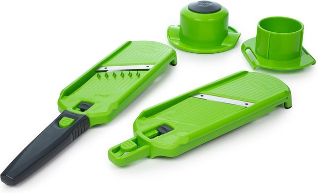 Borner Multi Dicer & Slicer Gemüsehobel und Gemüseschneider in Grün/Grau - Bild 1