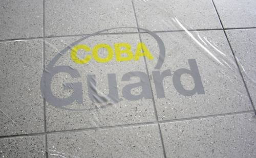 COBA Europe CGH00004 CGH Bodenschutzfolie Transparent mit Klebeband Breite: 1,2 m, Länge: 50 m, Stärke: 0,05 mm - Bild 1