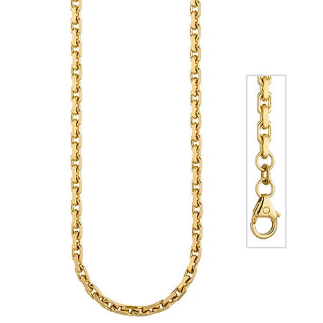 Colfem Ankerkette 333 Gelbgold, 3 mm, 45 cm, Unisex - Bild 1
