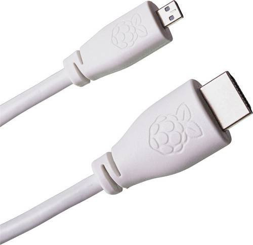 Raspberry Pi T7733AX HDMI-Kabel Schwarz mit 1x HDMI-Stecker auf 1x Micro-HDMI-Stecker, Länge: 2,00 m - Bild 1