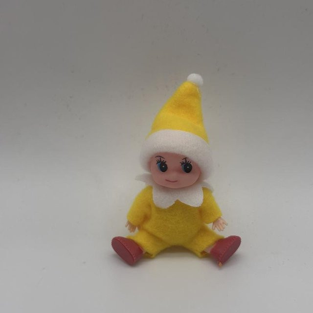 Binchi Weihnachts-Mini-Baby-Elfenpuppen, gelb - Bild 1