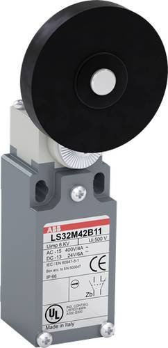 ABB LS32M42B11 Positionsschalter 10A mit Kuppenstößel in Grau IP66 - Bild 1