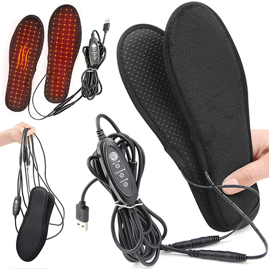 JOCESTYLE USB Beheizte Schuheinlagen in Schwarz für Damen und Herren - Bild 4