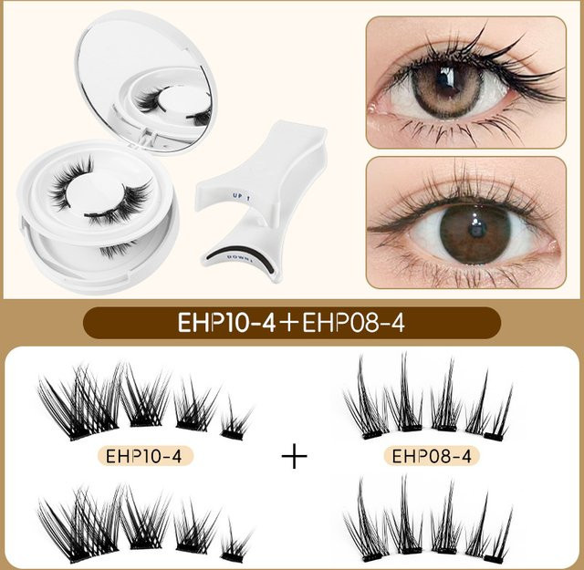 Goodobe Magnetisches Zwei-Set Künstliche Wimpern, Unisex - Bild 1